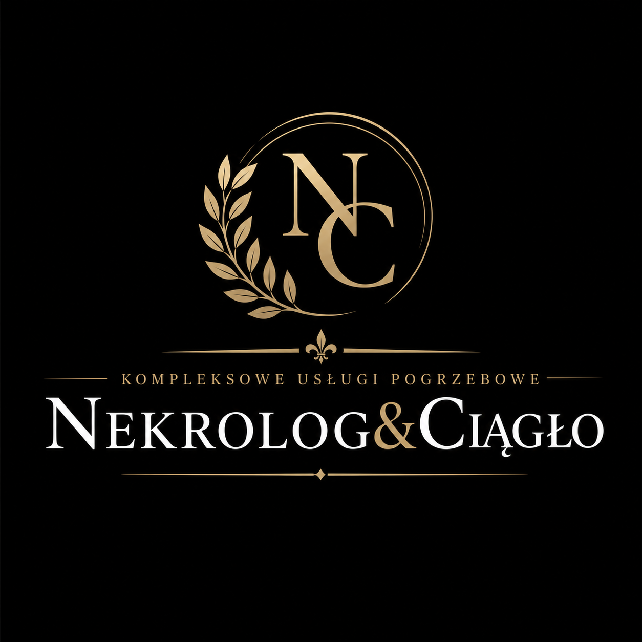 Logo Kompleksowe Usługi Pogrzebowe Nekrolog & Ciągło